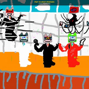 FNF VS BEST FRIENDS Mod for Friday Night Funkin' | FNF Mods