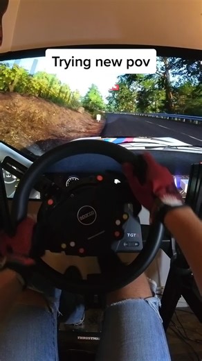 Do you like it ? #simracing #thrustmaster #nextlevelracing #wrcgenerations #steeringwheel #setup #pov