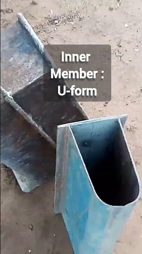 DIY Fabricating U-BLOCK Mold For LINTEL | Making U-BLOCK Lintel @myhomehacks #diy #lintel #shorts