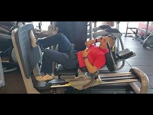 Single Leg Isometric Leg Press Exercise