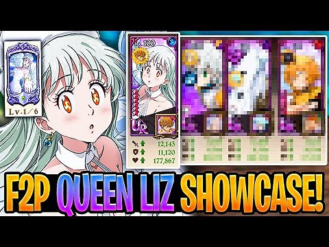 New F2P Queen Elizabeth Showcase & Summons! GODDESS TEAM IS #1!!! | Seven Deadly Sins: Grand Cross
