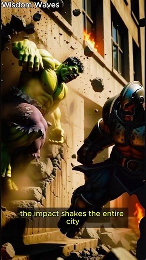 HULK vs JUGGERNAUT 🔥 | The City Didn’t Survive#shorts