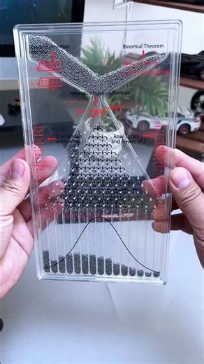 Galton board normal distribution model!