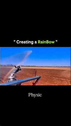 VENKAT | Rainbows look like magic… but they’re actually one of nature’s most elegant physics demonstrations happening right before our eyes. When... | Instagram