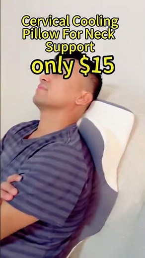 Cervical Neck Support Cooling Pillow For Sleeping: The Solution For Neck And Shoulder Pain