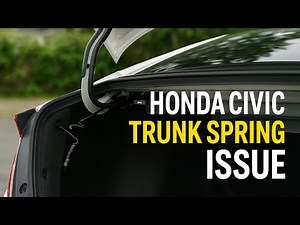 Honda Civic Trunk Won’t Stay Open? Hidden TSB Fix Revealed! (2016–2020)
