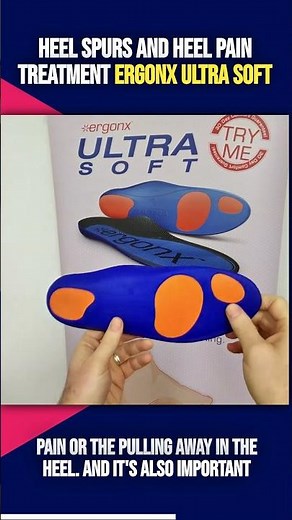 Eliminate Heel Pain Fast: Ergonx Ultra Soft Solutions #HeelSpurs #PainRelief #Orthotics