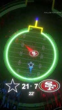 COWBOYS vs 49ERS🤯#NFLMarbles #NFLHighlights #USA #neonarcade #dallascowboys #sanfrancisco49ers