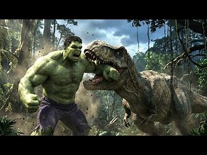 Hulk vs T-Rex EPIC Fight in Jungle | Who Will Survive?
