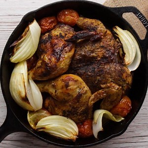 181K views · 328 reactions | Crispiest Oven Roasted Spatchcock Chicken! A couple tips make all the difference! RECIPE: https://www.themediterraneandish.com/crispy-spatchcocked-chicken-recipe/ | The Mediterranean Dish | Facebook