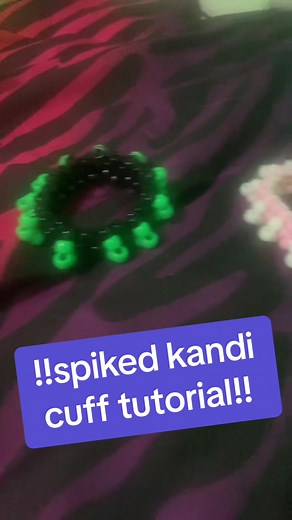 spiked kandi cuff tutorial :D #scene #plur #sceneboy #kanditutorial #scenemo #emo #kandi #scemo #kandikid