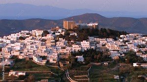 Patmos Greece Chora the castel and the monastery of st. John