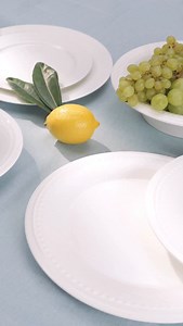 Our Nevaeh White Bone China is perfect to use for every season. . . . #fitzandfloyd #fitzandfloydoffical #dinnerware #bonechina #white #plate #classic #classy #elegantstyle https://www.walmart.com/brand/fitzandfloyd/10057453 | Fitz and Floyd