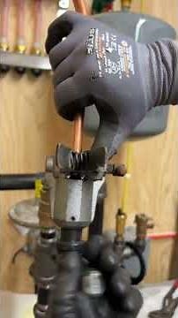 Copper gas line
