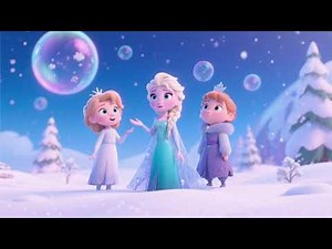 Elsa’s Dreamy Bubble Snow ❄️🫧 | Magical Winter Sing-Along & Kids Adventure