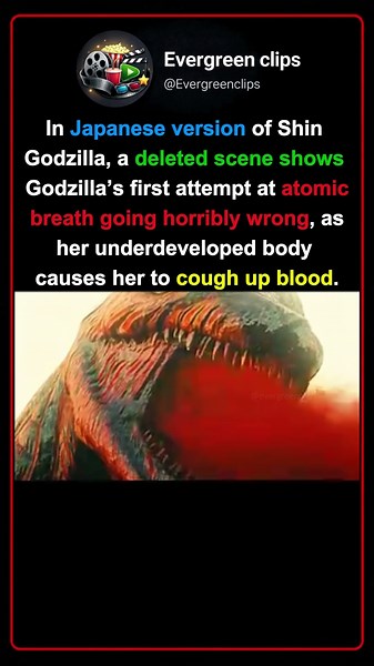 Shin Godzilla's Deleted Scene Was Brutal #movie