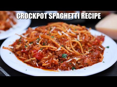 Crockpot Spaghetti Recipe - Sweet and Savory Meals