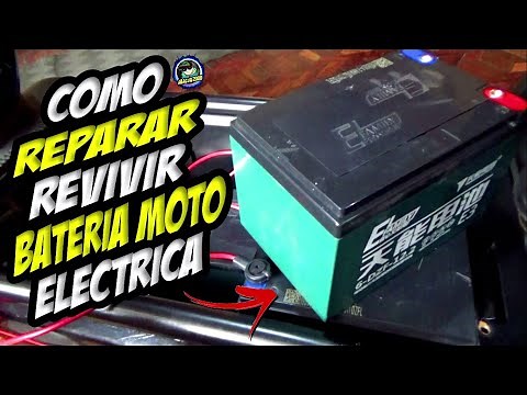 COMO DARLE MANTENIMIENTO & REPARAR O REVIVIR LA BATERÍA DE TU MOTO ELECTRICA TUTORIAL - abacuq2000