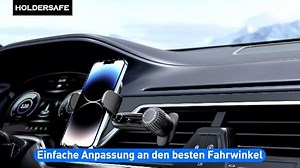Handyhalterung Auto Handy Halterung Autohalterung: Universale Lüftung Handyhalter, EIN-Knopf-Release & 360 Grad Vent KFZ Halterung für iPhone 16/15/14/13/12 Pro Max Plus, Samsung, Huawei, Xiaomi, usw