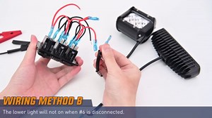 Nilight 5 Gang Rocker Switch Panel Red Backlit with 4.8 Amp Dual USB Charger Voltmeter Waterproof 12V 24V DC Switches with Night Glow Stickers for Car Trucks Boats RVs