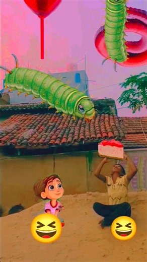 Ate a Bug Thinking It Was a Lollipop 😱🐛🍭 | Funny VFX Magic #shorts