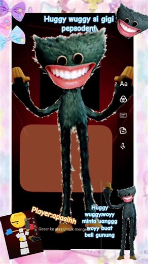 {😎}huggy wuggy si gigi pepsodent🗿~{❗}||{🌸}ide:lupa😭||#fypシ #gigipepsodent💖