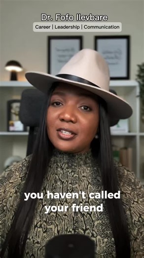 A name just popped into your head. That’s not an accident. You’ve been meaning to reach out. Life got busy. Time kept moving. But the feeling has not left. This is your nudge. Before the year ends. Make the call. Send the text. You’d be glad you did. ——- Dr. Fofo | Mofoluwaso