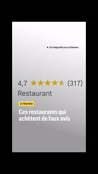Restaurants That Manipulate Their Google Maps Ratings