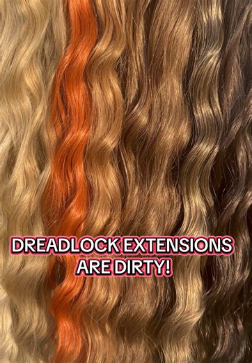 ✨“Dreadlock Extensions Are Dirty” = Myth✨ One of the oldest myths about dreadlock extensions is that they’re dirty. But that’s not actually true. 🌟Dreadlock extensions hemselves are not dirty. Buildup is dirty. And buildup can happen with any hairstyle if hair isn’t washed properly. 🌟Healthy dreadlock extensions maintenance includes: 1️⃣ Regular washing 2️⃣ Proper drying 3️⃣ Product awareness 4️⃣ Scalp care Dreadlock extensions can be just as clean and healthy as any other hairstyle. Education