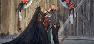 What a gorgeous non-traditional wedding day in Florida! Thank you RAW Compositions LLC for this lovely video from our bride's Wedding Day! Kristell's 2-in-1 black wedding dress is one of our favorites to date. She looked absolutely phenomenal! What do you guys think? :) What a gorgeous couple and such a unique bride! In love with all of the elements from their wedding day! Custom 2-in-1 Black Wedding Dress Brides & Tailor Custom Bridal Veil Brides & Tailor Bride Sherimar Feliciano Venue The Barn