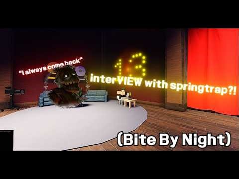 I Interviewed The Voice Actor for Springtrap in Bite By Night!