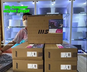 Unboxing MSI GF63 12UC-672KH #ellystorecomputer #msi