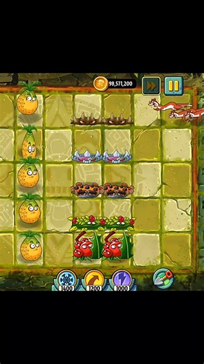 PvZ2 - All Spikes Plants vs Ice weasels zombies #shorts #pvz #pvz2