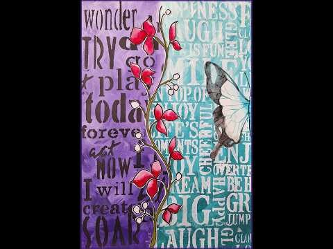 Easy Art Journal Page