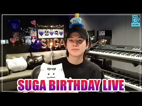 [ENG SUB] SUGA BIRTHDAY LIVE VLIVE (2022.03.09) SUGA VLIVE BIRTHDAY 2022