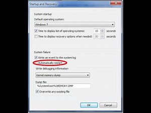 Windows 7 Automatic Restart Shutdown: Resolve Automatic restarts problem