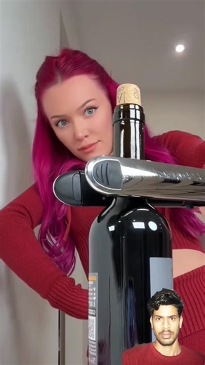 Open a wine bottle without using corkscrew 🤩it's work #lifehack #tricks #usa #trending #new