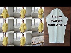 Sleeve Pattern from A to Z | Comprehensive Tutorial for Beginners ✂️