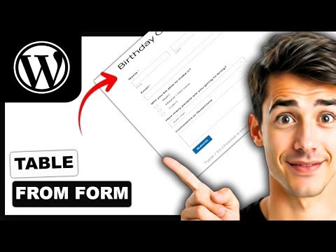 How to create a table with online form entries in WordPress (Easiest Way)(2026 Guide)