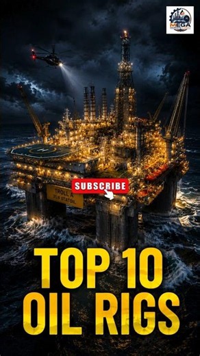 Top 10 Biggest Offshore Oil Rigs in the World #ytshorts