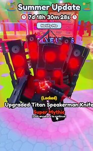 Crafting the knife upgraded tsm in roblox skibidy masters tower defense! #skibidymasterstowerdefense