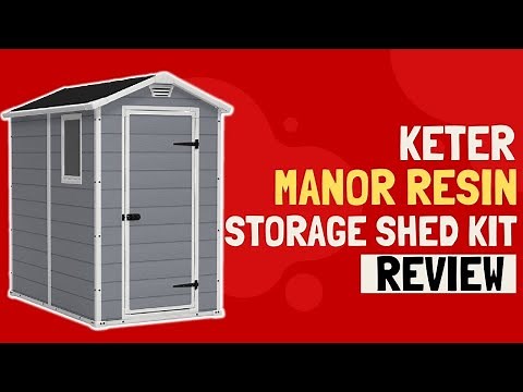 KETER Manor 4x6 Resin Outdoor Storage Shed Kit Review