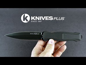 Benchmade 133 Fixed Infidel Knife Black Double Edge "Walk-Around" - Knives Plus