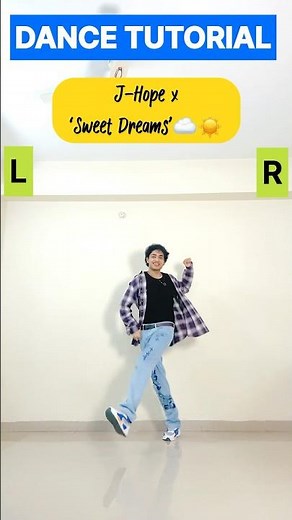 j-hope 'Sweet Dreams (feat. Miguel)' Dance Tutorial mirrored #jhope #제이홉 #jhope_SweetDreams #shorts