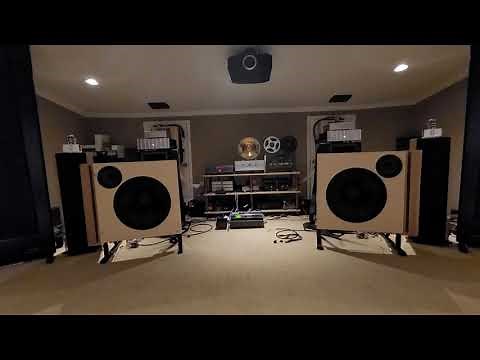 The Open baffle speaker experiment continues.