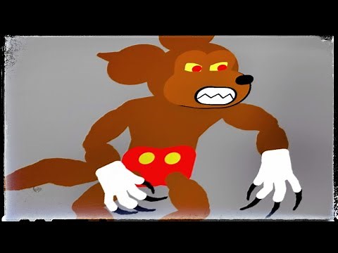 Mickey Mouse Turns Into a Werewolf (Animation)