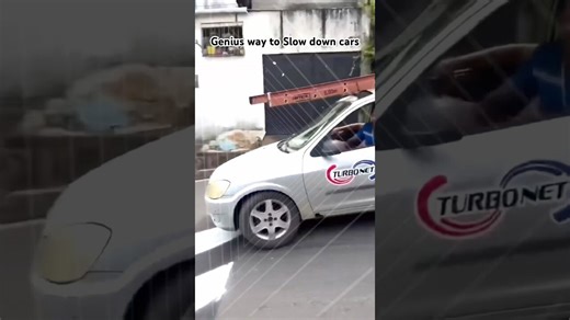 Brazil neighbors found a genius way to slow down speeding cars