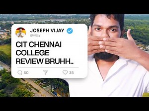Is CIT CHENNAI Worth in 2025?😱 Placement, Hostel, fees| Investigated the TN Top Students