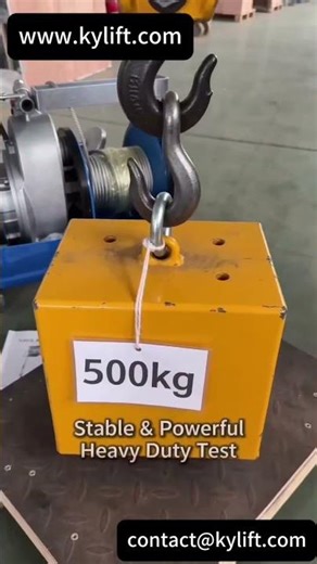 500kg Load Test | Electric Hoist Performance Test