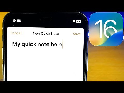 How To Use Quick Note on iPhone!